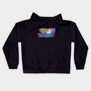 Work From Home Employee Of The Month Kids Hoodie